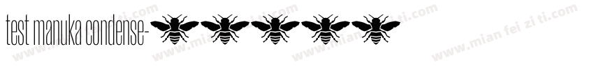test manuka condense字体转换